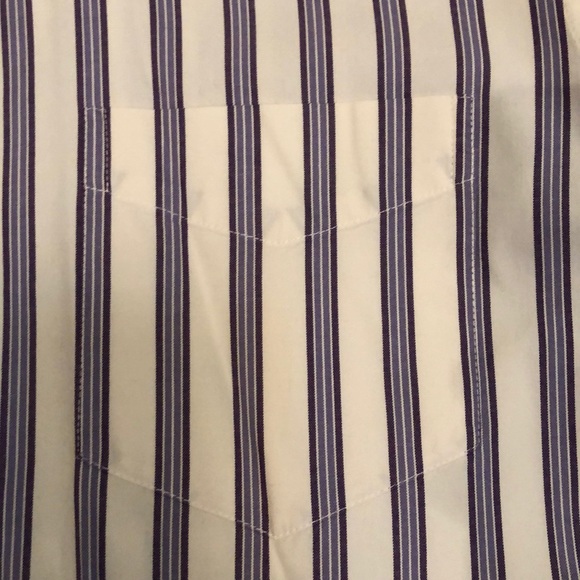 Gap button up striped shirt Men’s XXL 18-18 1/2” - Picture 5 of 8